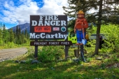 McCarthy Fire Danger Sign