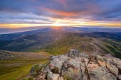 Sunset From Flattop Face