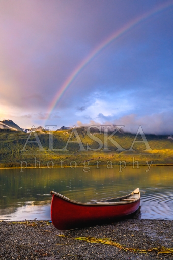 Canoe Under the Rainbow