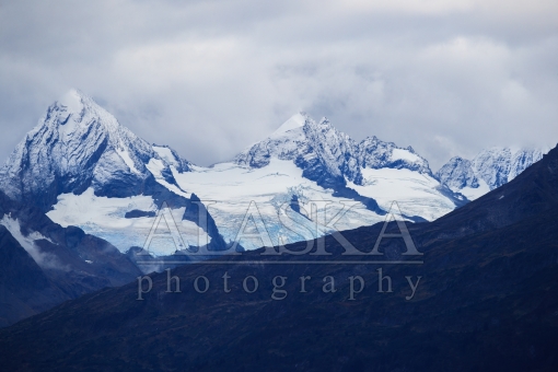 Fresh Snow Above Glaciers