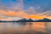 11 Oclock Sunset Up Port Valdez