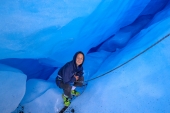 Kid Deep in a Glacier
