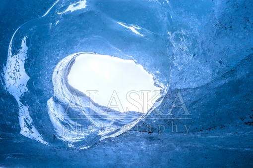 A Hole in Exit Glacier