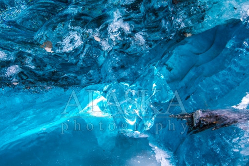 Tiny Tunnel Inside an Iceberg